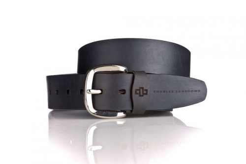 genuine leather belt brass or silver interchangeable buckle 40mm casual jeans black 1