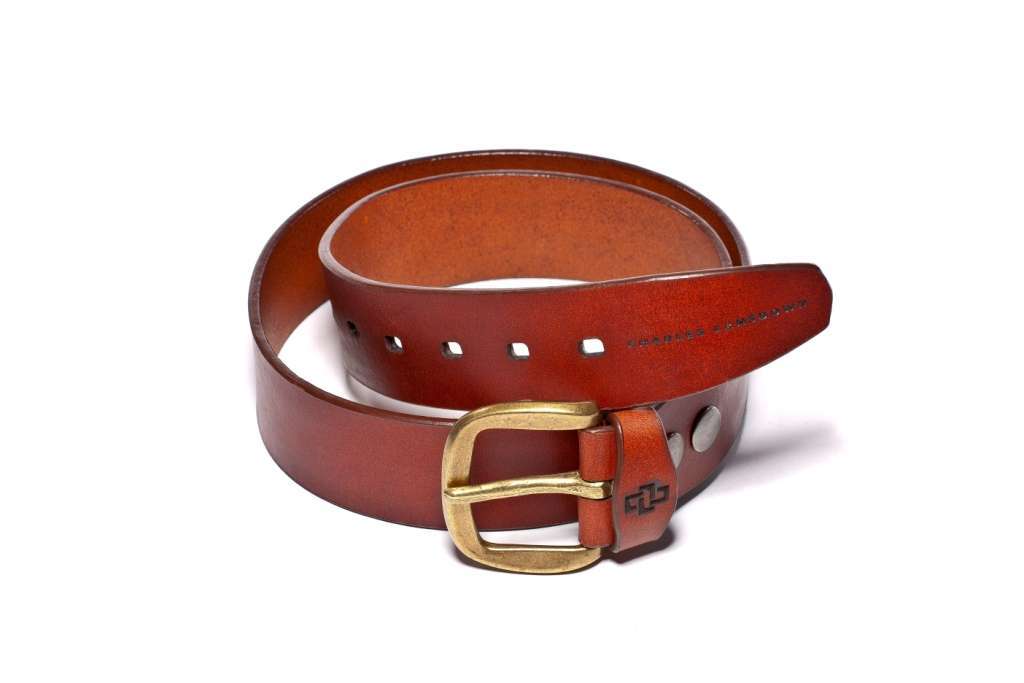 genuine leather belt brass or silver interchangeable buckle 40mm casual jeans rich tan 3