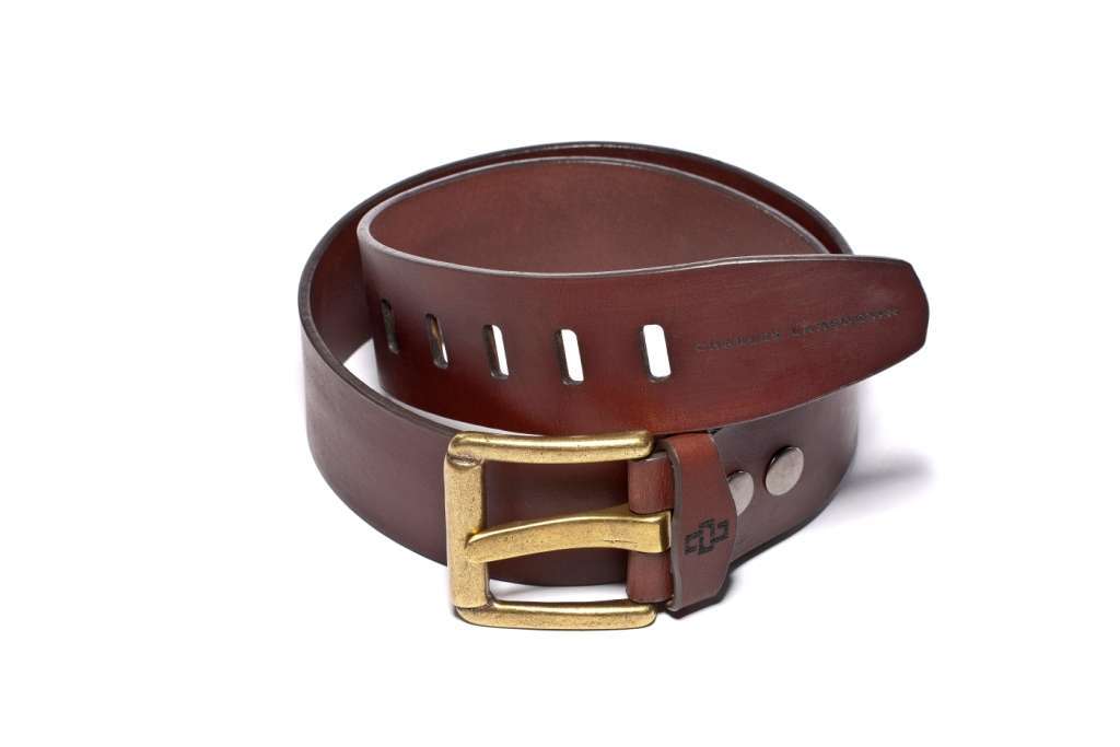 genuine leather belt brass or silver interchangeable buckle wide 50mm casual jeans chocolate brown 3