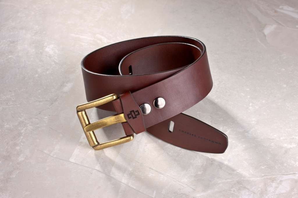 genuine leather belt brass or silver interchangeable buckle wide 50mm casual jeans chocolate brown 5