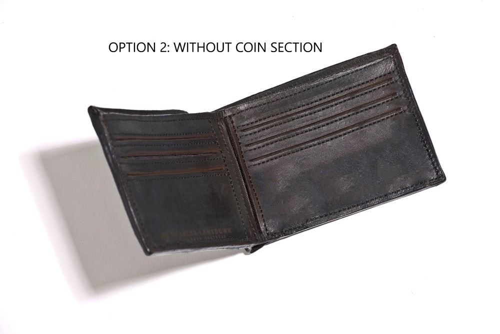 Genuine Leather Wallet Traditional Black 3