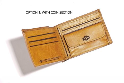 Genuine Leather Wallet Traditional Cognac Tan 2