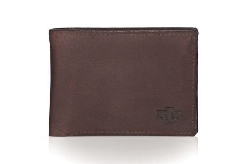 Genuine Leather Wallet Traditional Diesel Brown 1