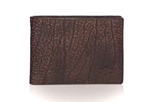 Genuine Leather Wallet Traditional Zambezi Buffalo Brown 1