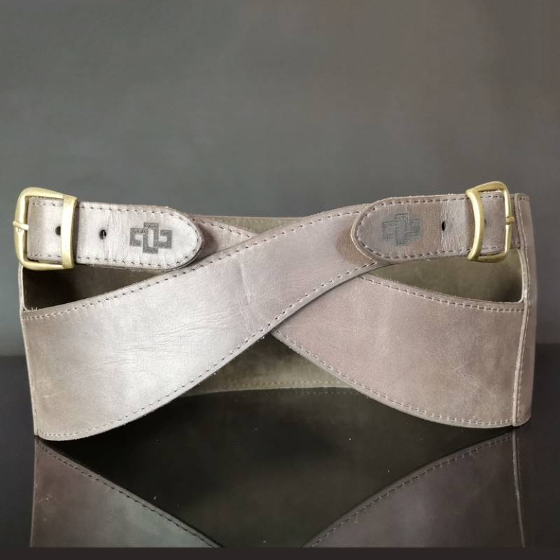 custom genuine leather Ladies Wide Waist Belt 1