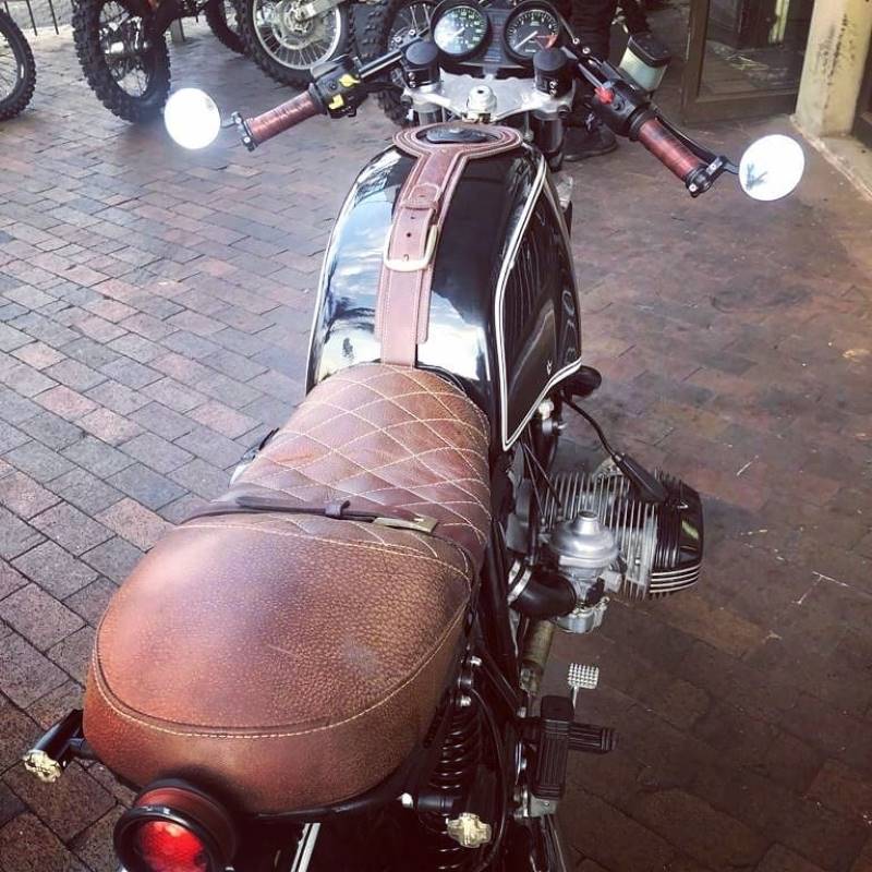 custom genuine leather Motor Bike Trims 1