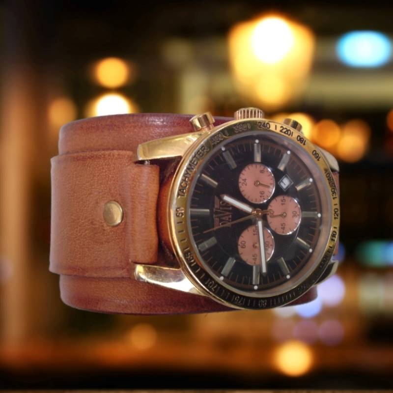 custom genuine leather Watch Strap 1